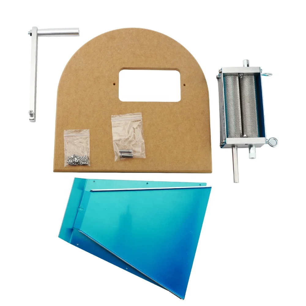 Stainless Steel 2 Roller Manual Adjustable Barley Crusher Grain Malt Mill for Home brewing
