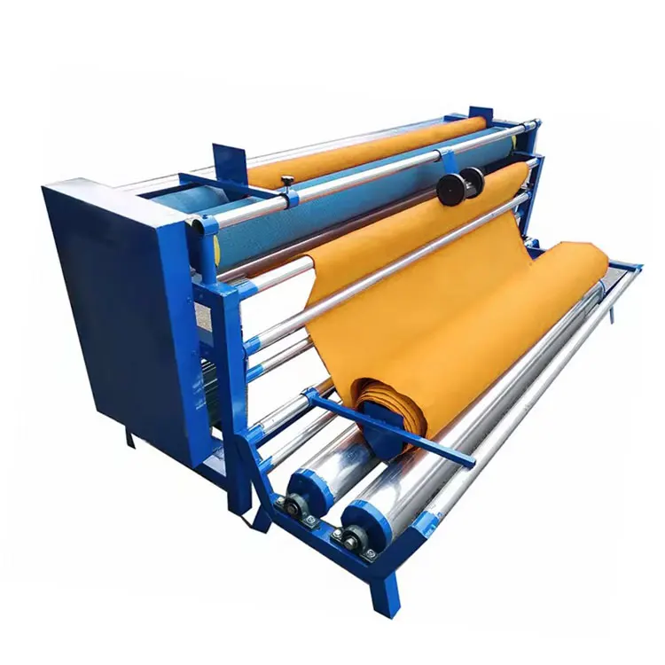 Large Diameter Cloth Rolling Machine Fabric Winder Textile Folding