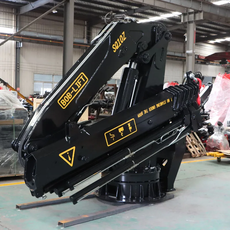 Bob-Lift High Performance Hydraulic fishing Crane Floating Crane 10 Ton Knuckle Boom Harbour Marine Crane For Ship