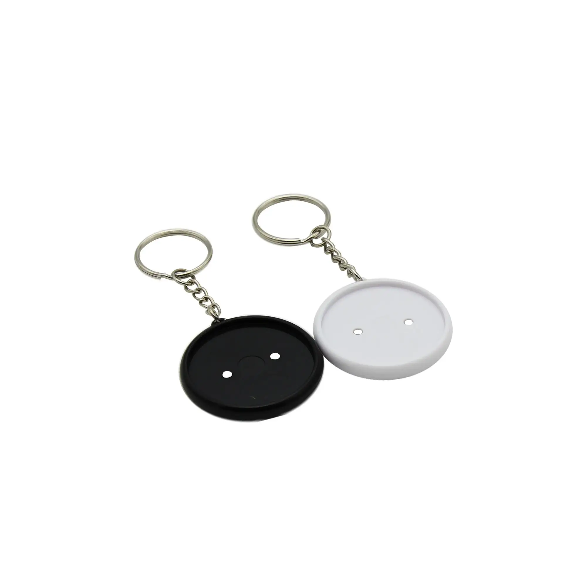 Button Making Machine Double Side Transparent Plastic Keychain