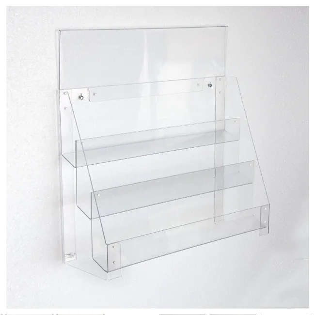 Special Design Desktop Acrylic Greeting Card Display Stands For Retail Store/Custom Countertop Greeting Cards Display Rack