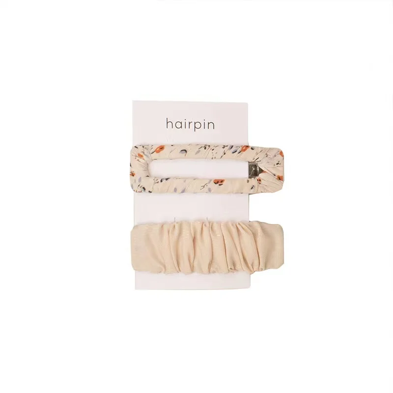 2 beautiful install Sen Department small flower hair clip fresh female BB clip bangs clip hair ornaments