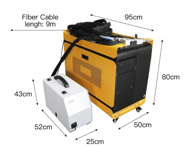 Handheld Laser Welders 1500w 2000w Fiber Laser Welding Machine Water Cooling laser welder