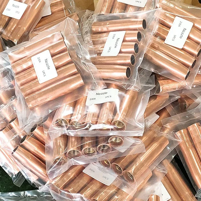 Сварочное сопло для горелки MIG аксессуар медные газовые сопла сварочные расходные материалы/запасные части конической формы 200 типа