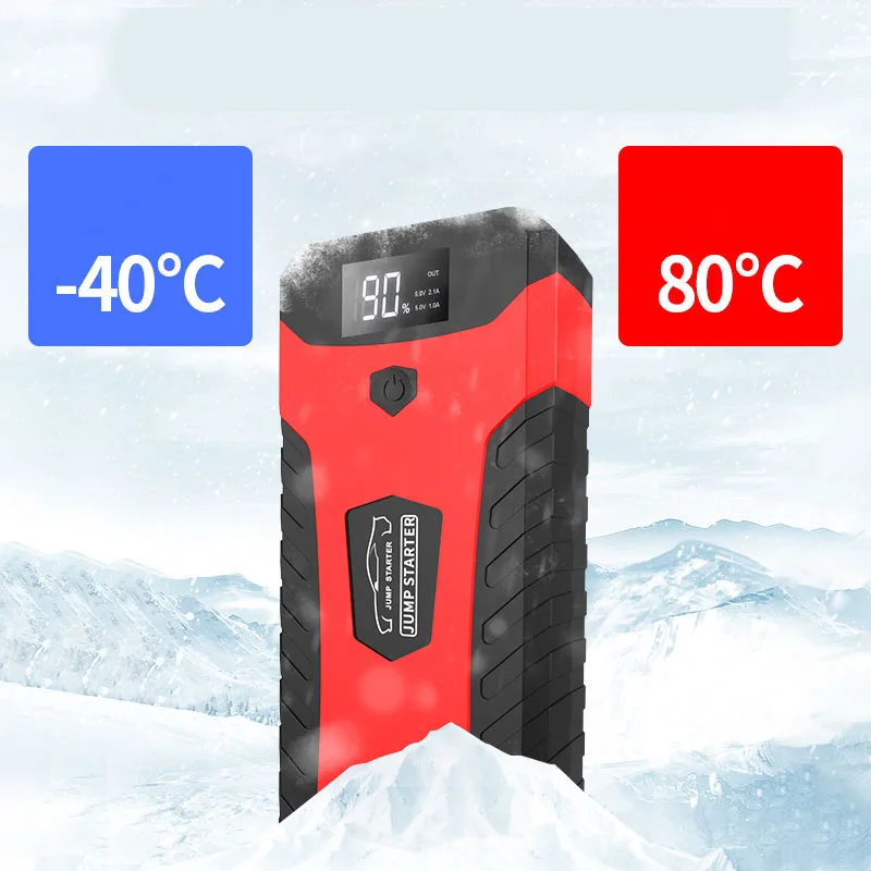 Battery Charger Mini Powerbank multi-function 12v Power Bank Portable Car Jump Starter With Air Compressor Inflator Pump