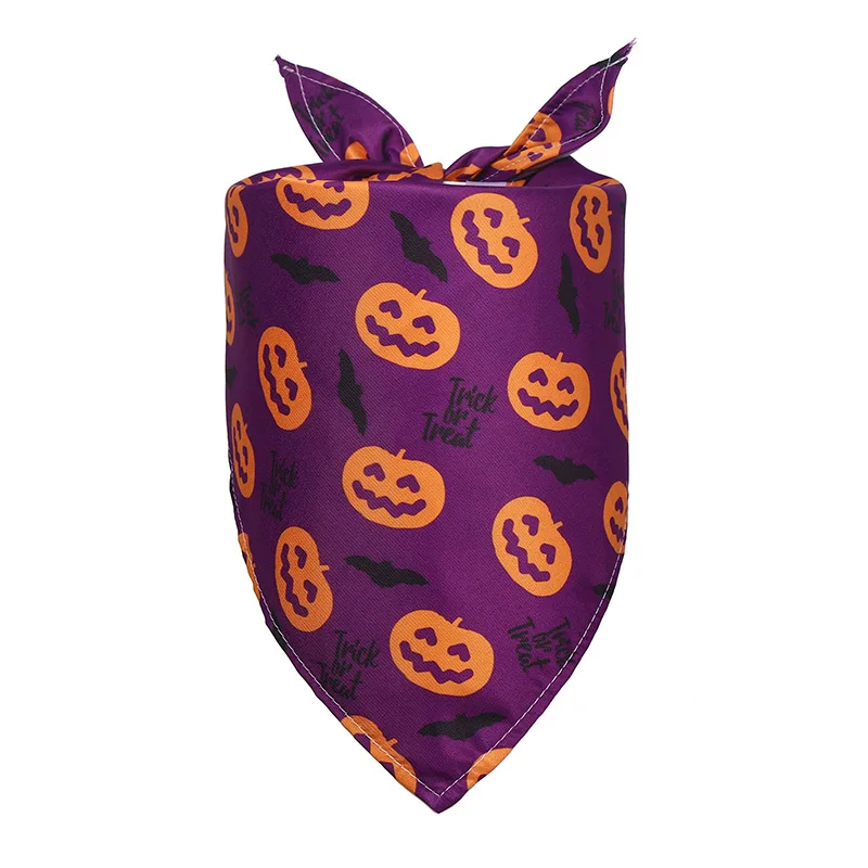 Yiwu Pet Supplier Holidays Pet Bandanas Thanksgiving Christmas Halloween Dog Bandana for Pets Birthday Scarf