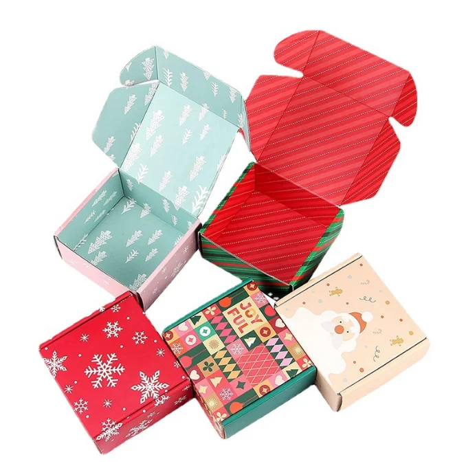 wholesale custom airplane corrugated paper gift box modern novel design festival gift box foldable printed christmas gift box