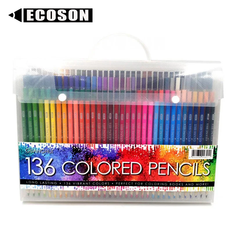 Custom Kids Adults  Premium Artist Lead 72 Color Pencil High Quality Professional Drawing Color Pencil Set with Box