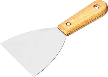 
Scraper clipped wooden handle carbon steel mirror polished blade china building putty knife 