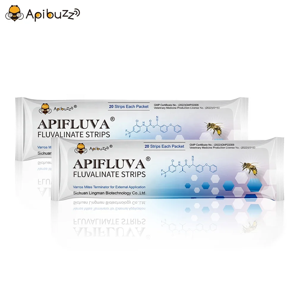20 полосок флювалината для лечения клещей пчелы Apibuzz Apifluva, инструмент для контроля клещей, товары для пчеловодства