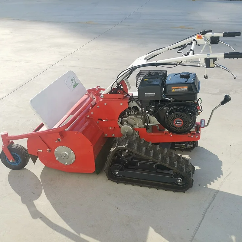 High quality cost effective walking behind rc crawler gasoline rotary lawn mower for weed brushwood and hard grass