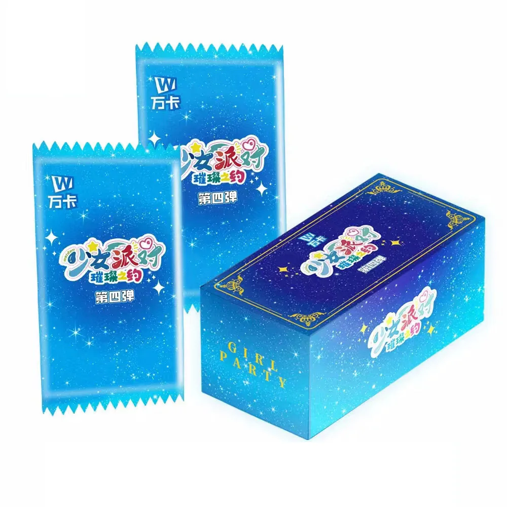 SM japanese anime Table Toys Family Christmas Goddess Story EVA PR Card Kids Birthday Gift Game Cards Toys anime cards ACG box