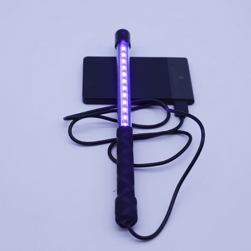 Vgeet 3 Вт УФ свет палочка usb перезаряжаемые портативный ультрафиолетовый дезинфекционный УФ лампа