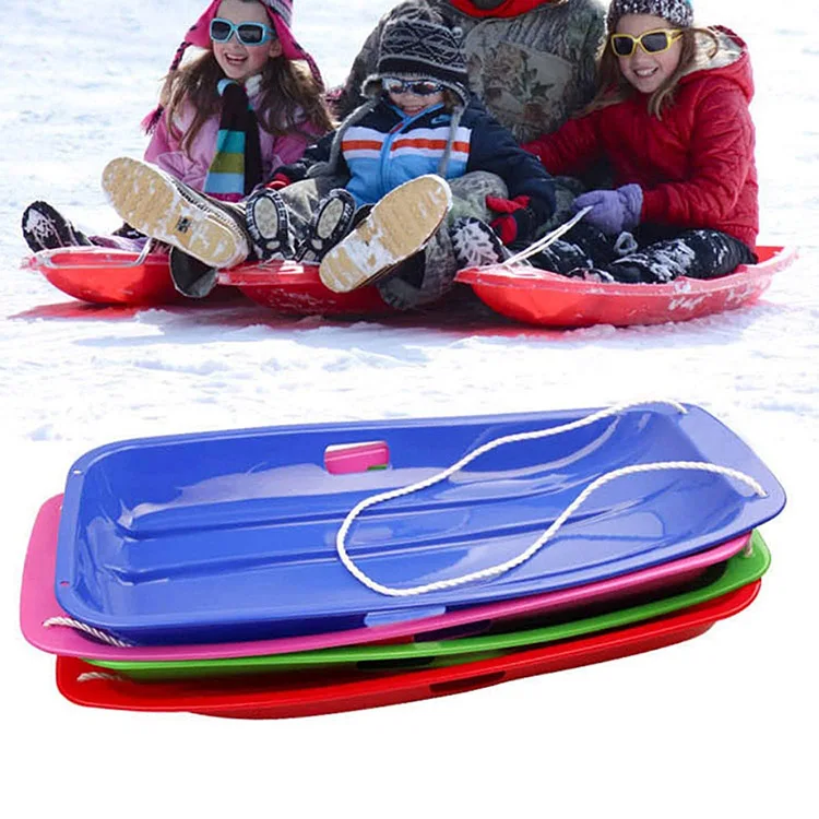 Durable Children Snow Grass Sand Glider Sledge Plastic Sled