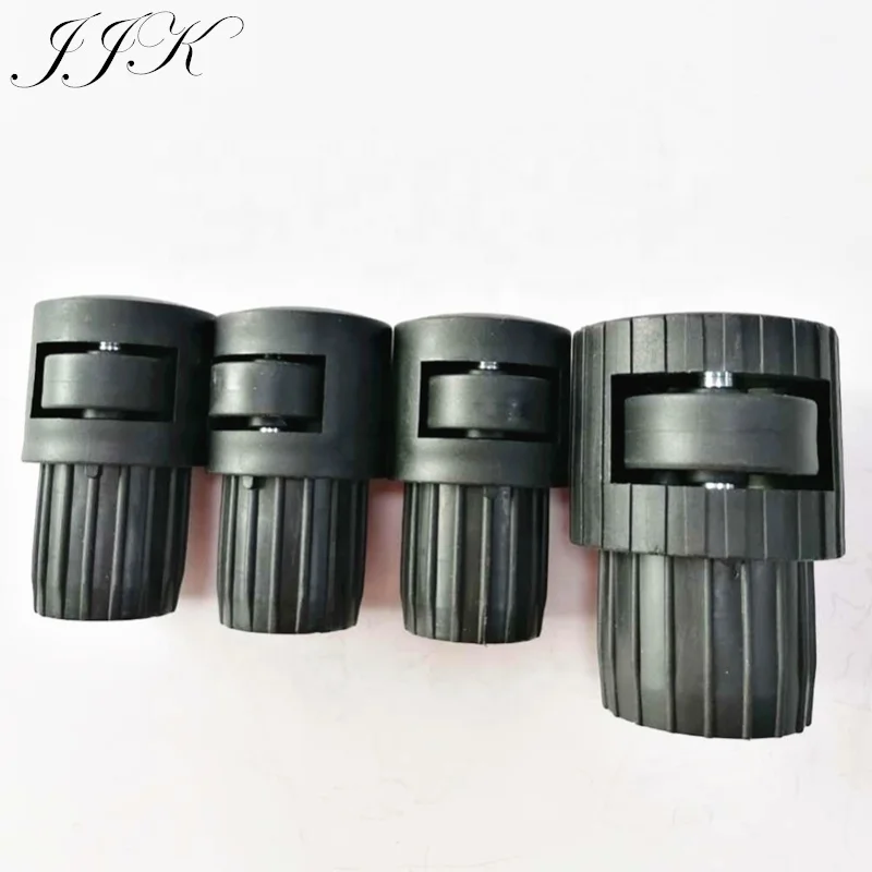 JJK ab wheel roller for small molded parts abs pp pvc hdpe pom