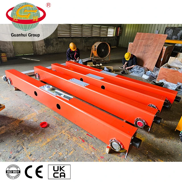 Compact Size European Style Crane Parts End Carriages for Single Girder Overhead Crane