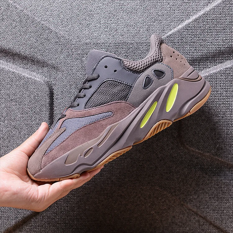 High quality Real popcorn Casual Running shoes marathon yeezy foam runner shoes for yeezy 700 v2 v3