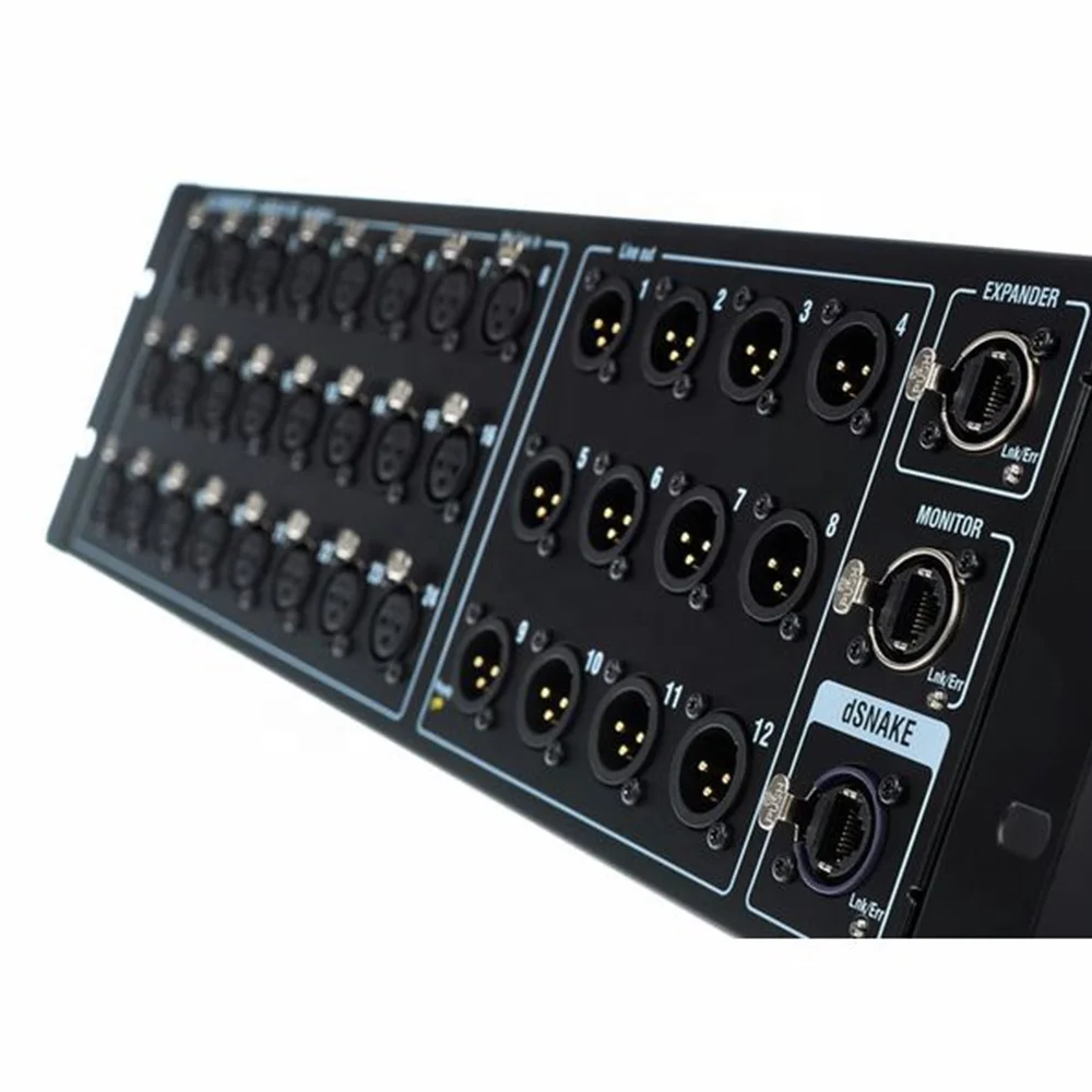 Allen & Heath AR2412 Digital Stage Box 24 Inputs 12 Outputs Main Audio Rack Remote Unit For SQ / QU Digital Mixer Systems