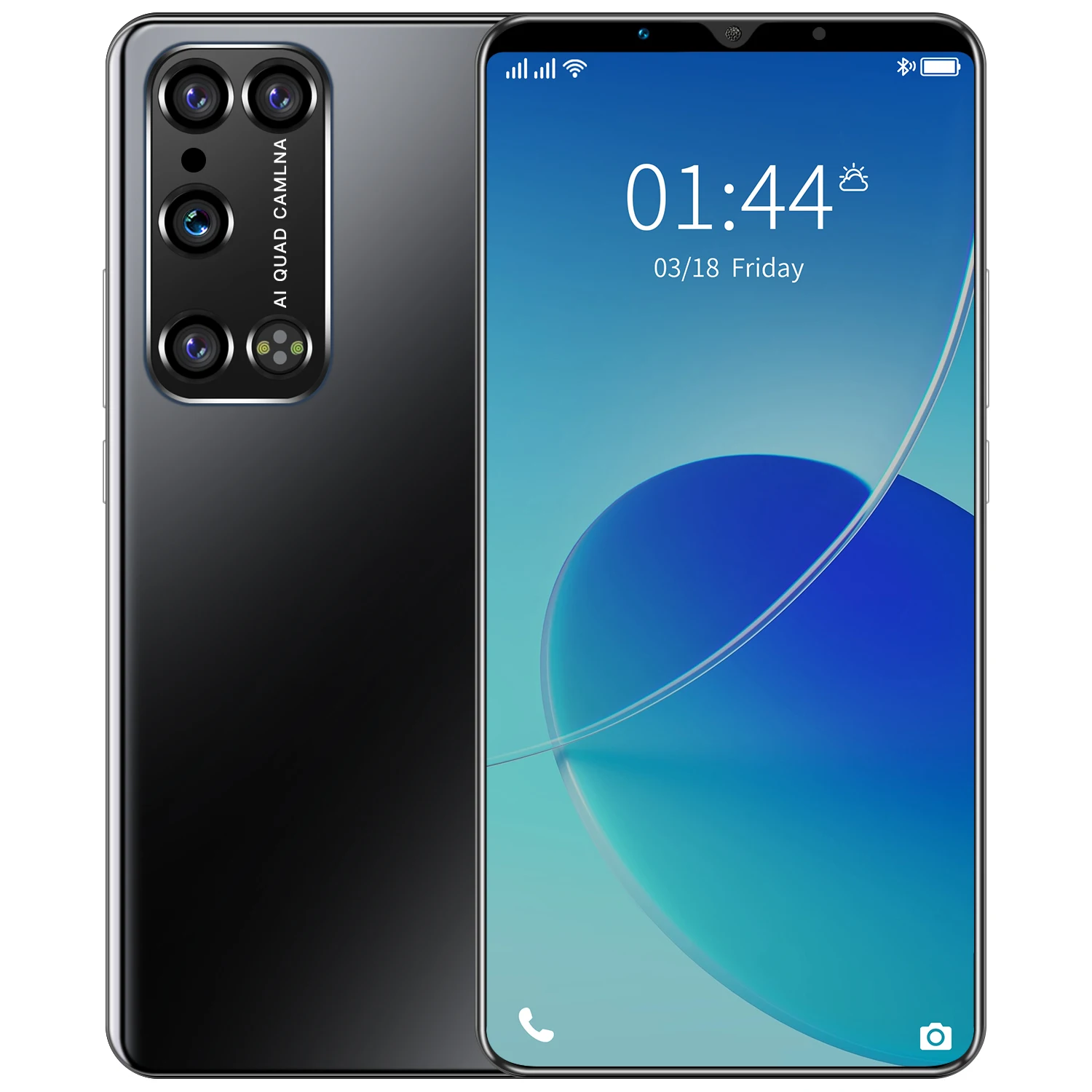 2021 6 38 дюймов Rino8 Pro 12 Гб + 512 ГБ Мобильных телефонов Android 10 Оригинальный разблокированный смартфон с двумя sim-картами OEM игры мобильные