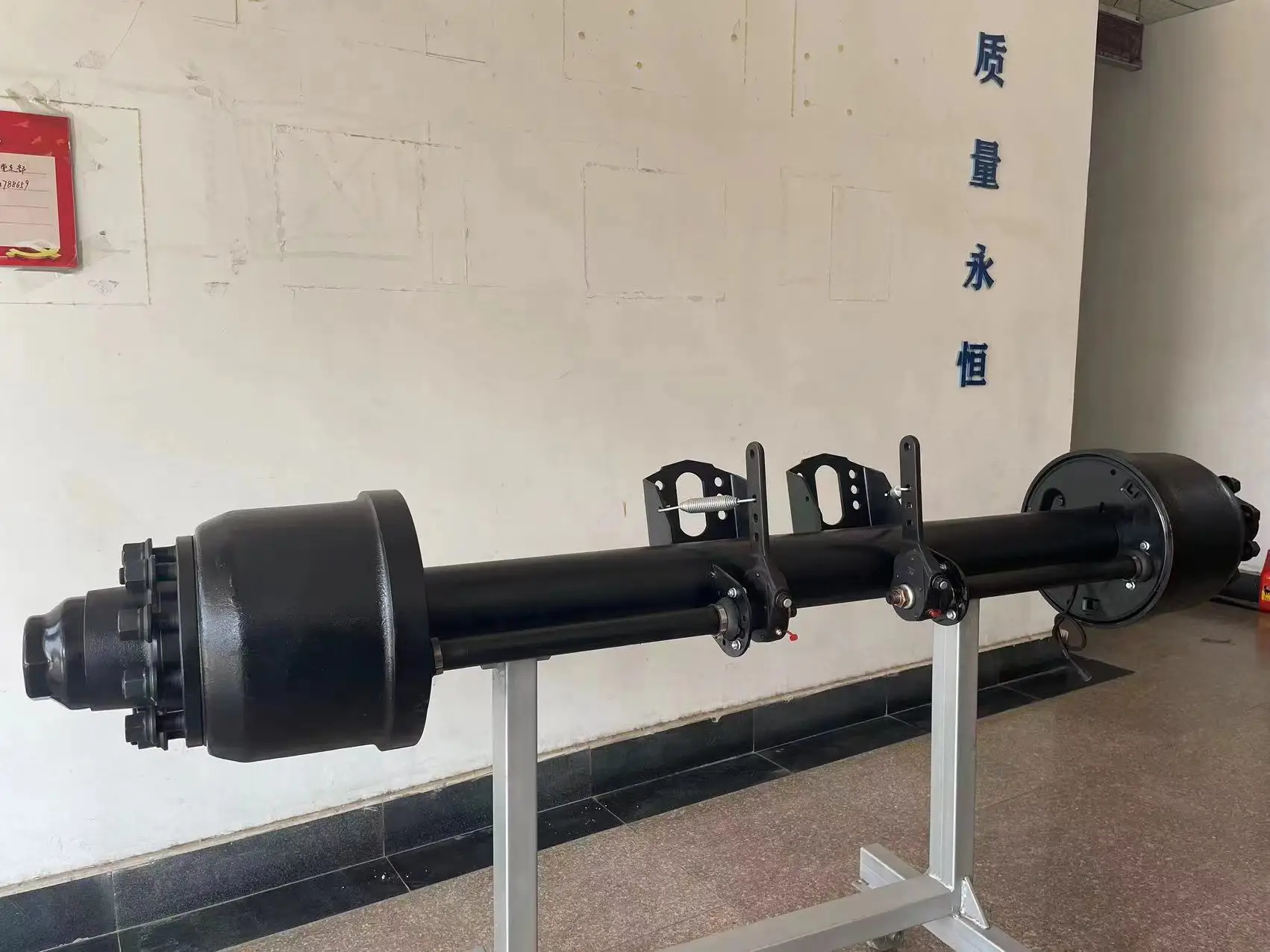 LUEN 2024 German Type round Axle Beam Custom Made New Axle for Low Bed Semi Trailer Parts Condition Used