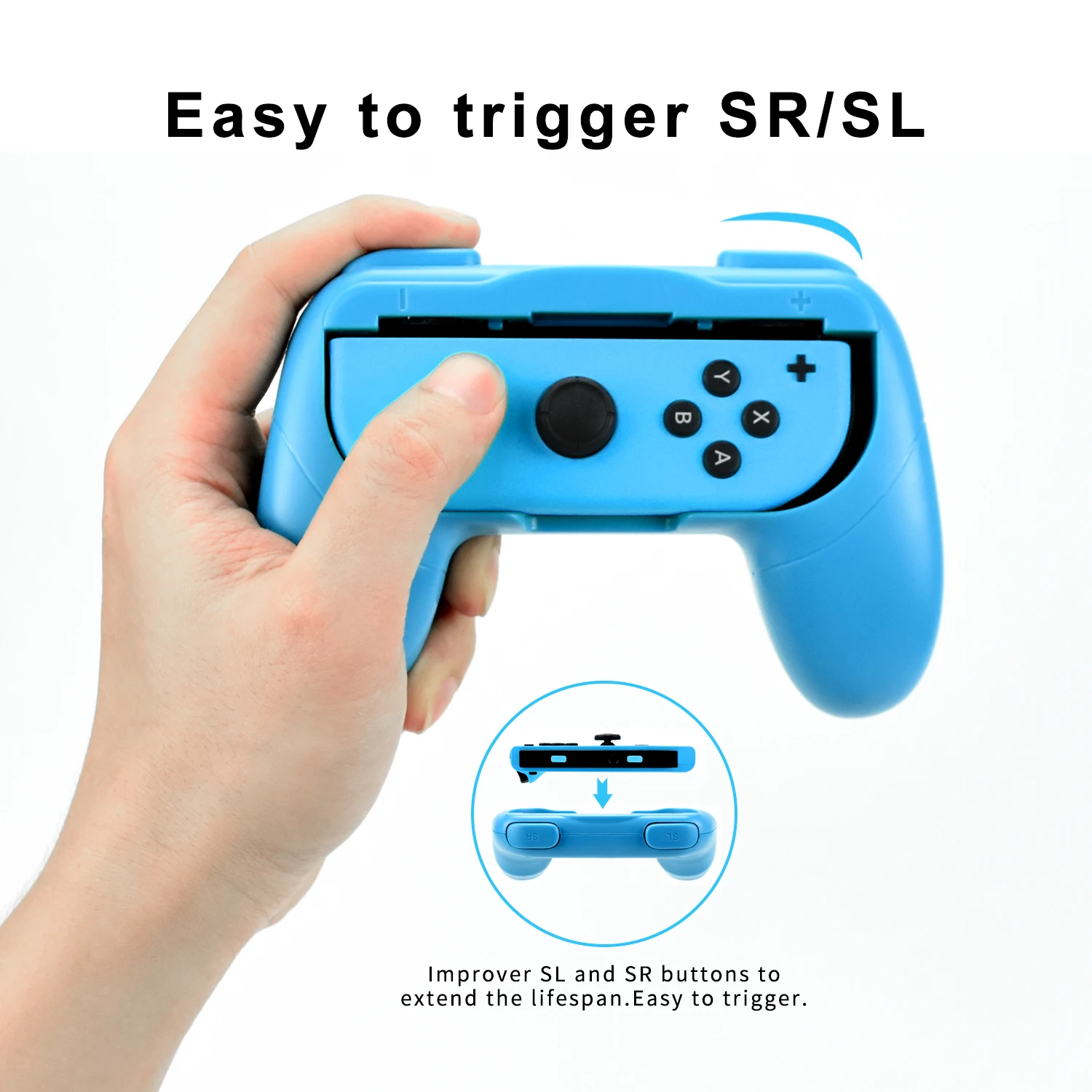 Controller Grip for Nintendo Switch Joy-Pad Game Accessories for Nintendo Switch Joy-Pad