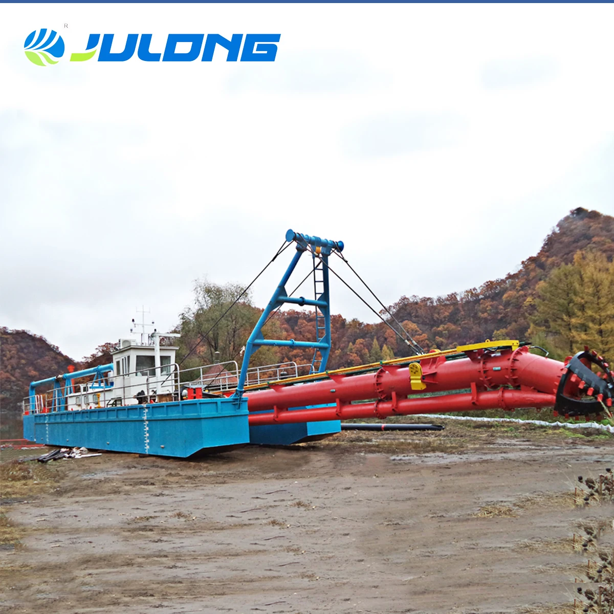River Sand Mining Cutter Suction Dredger Gravel Dredge Draga Minera Sale for Land Reclamation