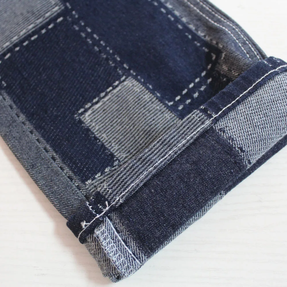 high-quality comfortable Slub denim fabric 65 cotton stretch denim fabric Casual