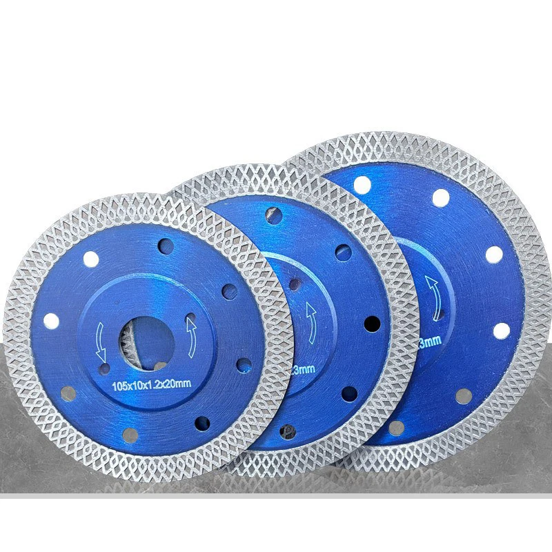 Diamond Cutting Disc X Mesh Turbo Rim Saw Blade Cutting Marble Tile Hot pressing sintering impact welding SINTERED STONE Ceramic