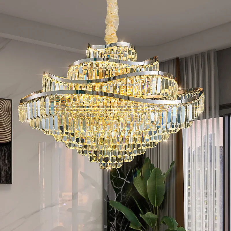 Luxury Crystal Kitchen Decorative Pendant Designer Modern Chandelier For Dinning Room