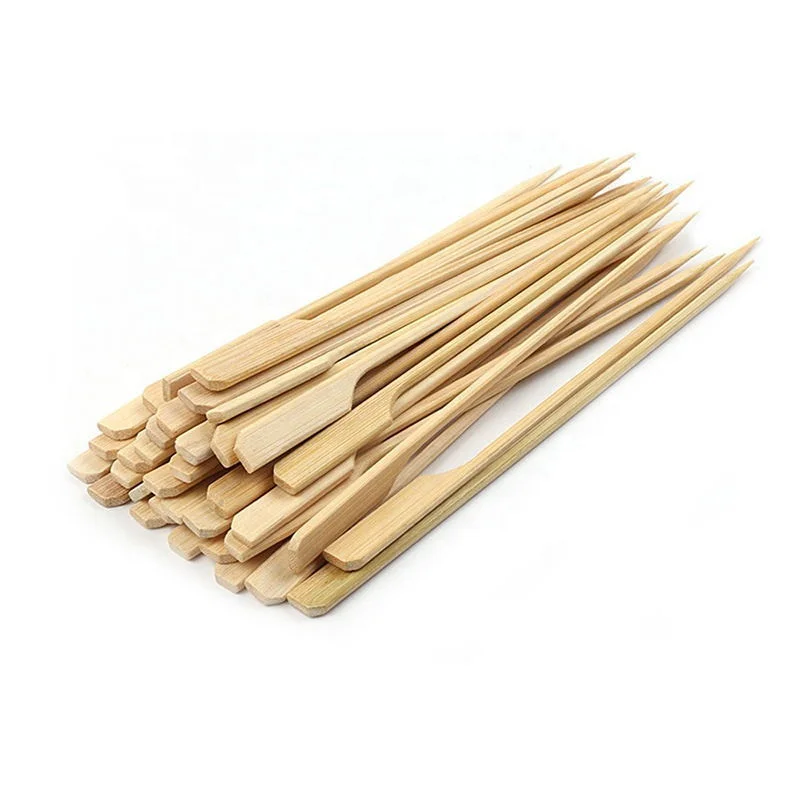 Eco-Friendly Bamboo Skewer With Handle BBQ Skewer Maker Product Bamboo Machine