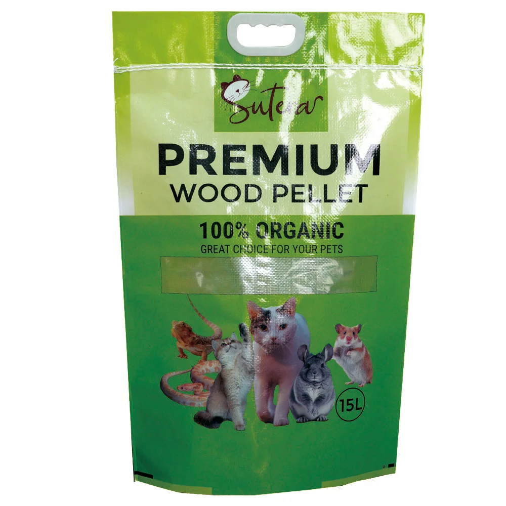 Custom Bath Sands Bag Hot Sale Factory BOPP Laminated PP Woven Bag Cat Litter Packaging Bags with Portable Opening