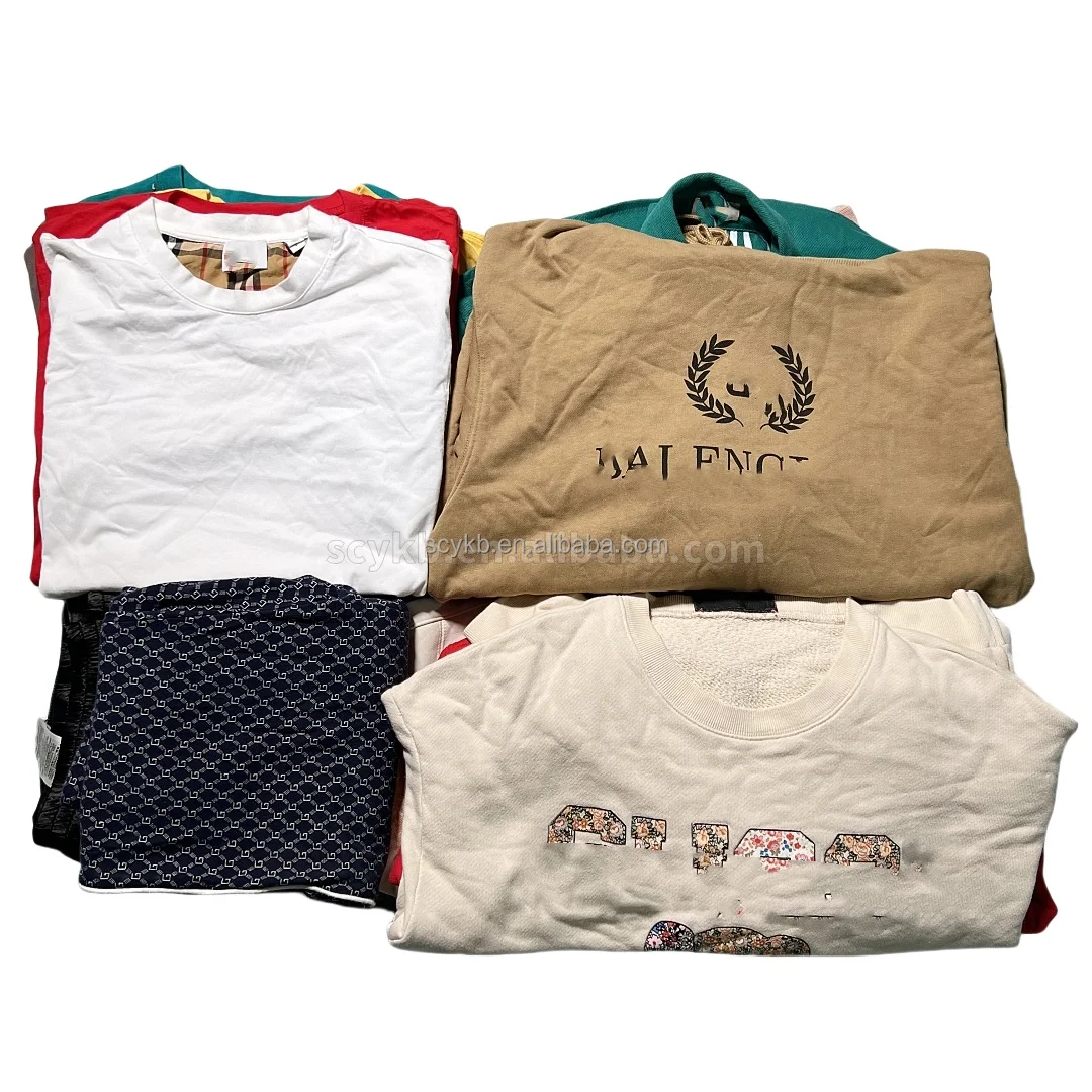 C04 second hand branded luxury hoodie  T shirt Used brand clothes in bulk Cheap wholesale luxury second hand clothes collection