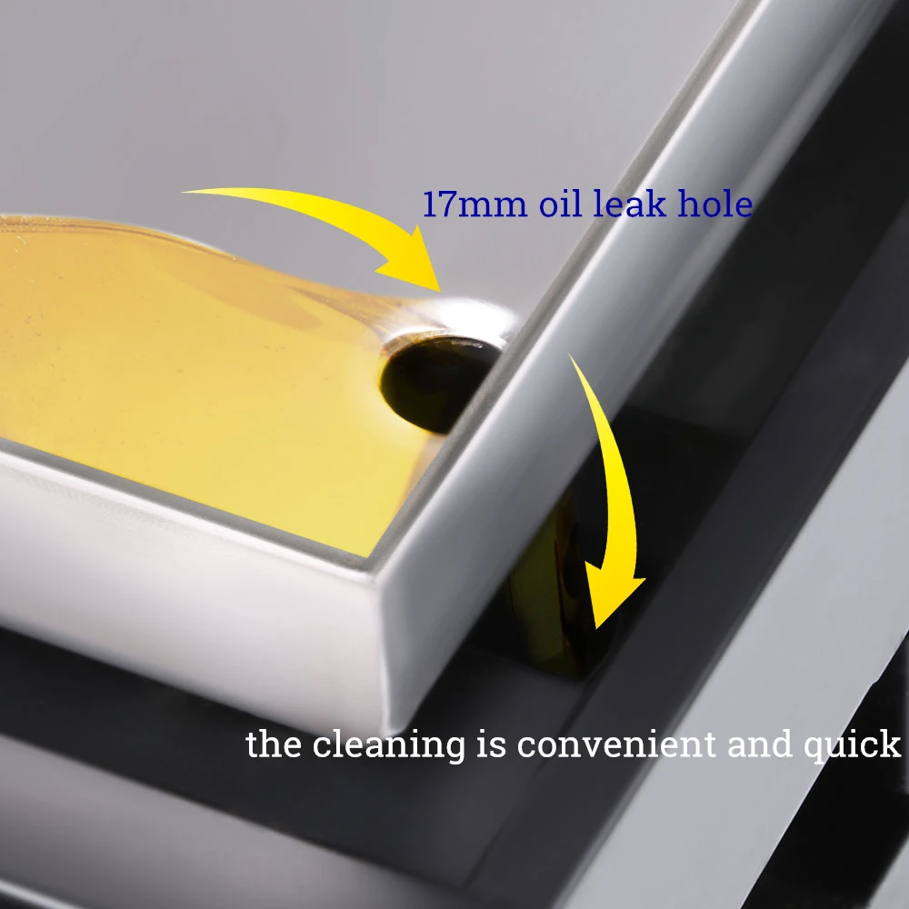 BARBECUE Flat Top Griddle Portable Gas Stove Stainless Steel Plancha Grill For Outdoor Cooking