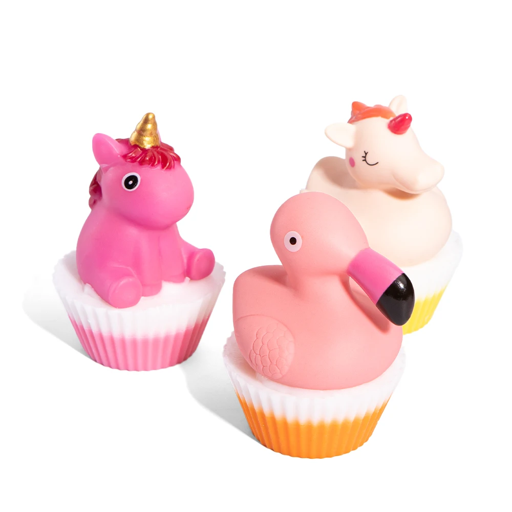 Safe Care Organic & Gentle Lavender Oil Body Wash Magical Unicorn Rubber Ducky Baby Soap with Kid Toys