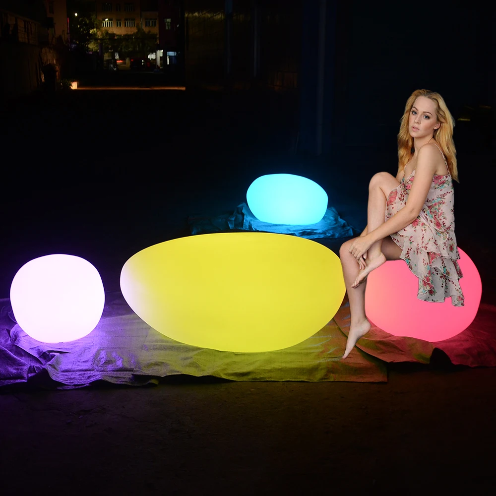 
waterproof outdoor rechargeable modern cordless portable led table night light lamp led light columns 