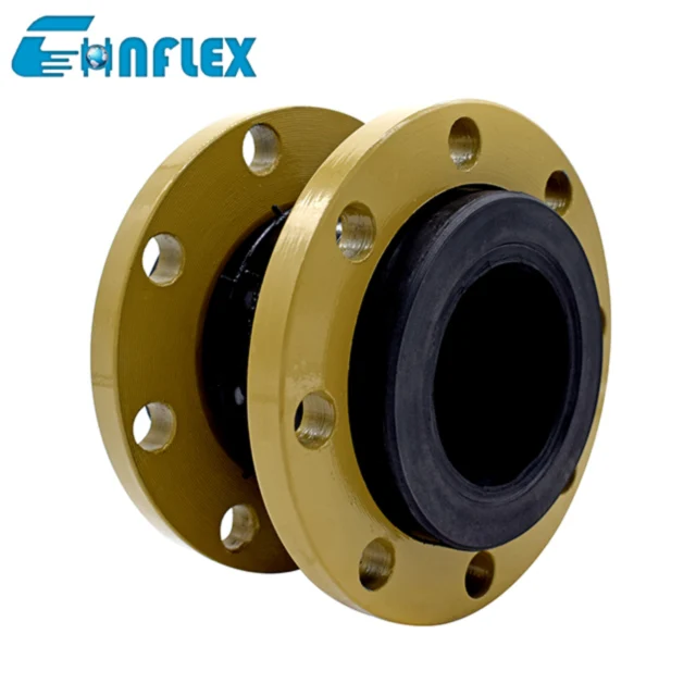 Flanged connector EPDM flexible expansion joint rubber coupling