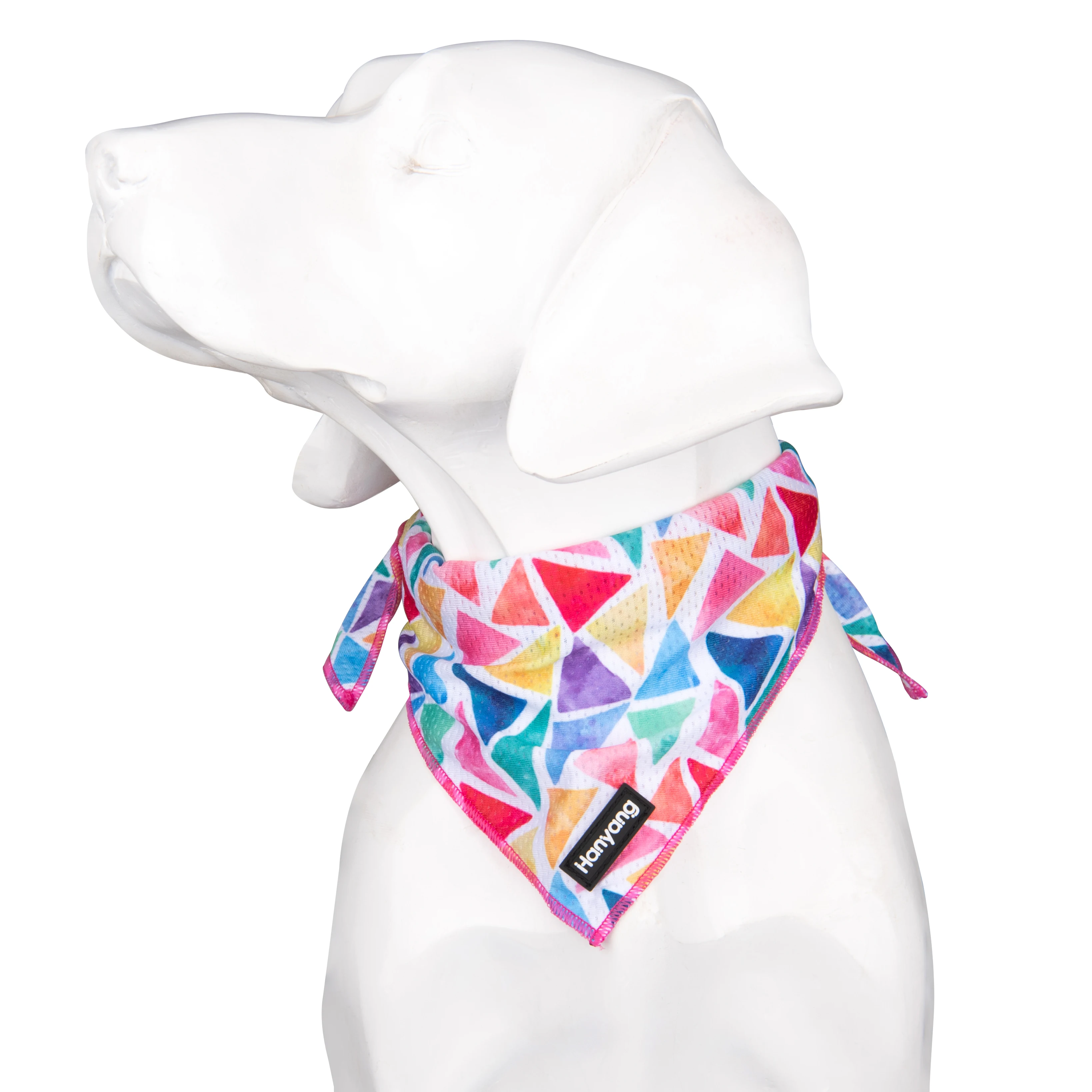 Custom Pet Dog Bandana Reversible Dog Scarf Adjustable printed Dog Bandanna