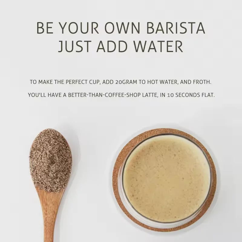 QINSHANTANG Wholesale Instant Maca Ginseng Cordyceps Blend Energy Man Power Latte Coffee