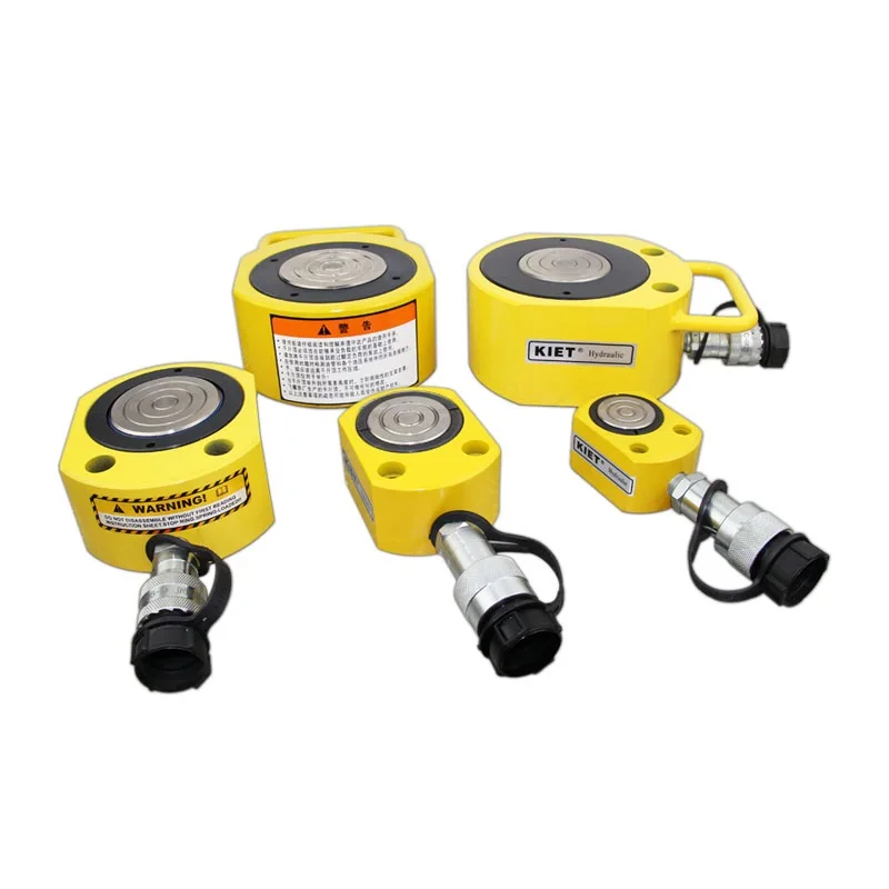 KET-RSM-750 Enerpac Equivalent 75 Ton Single Acting Flat Hydraulic Jack Cylinder