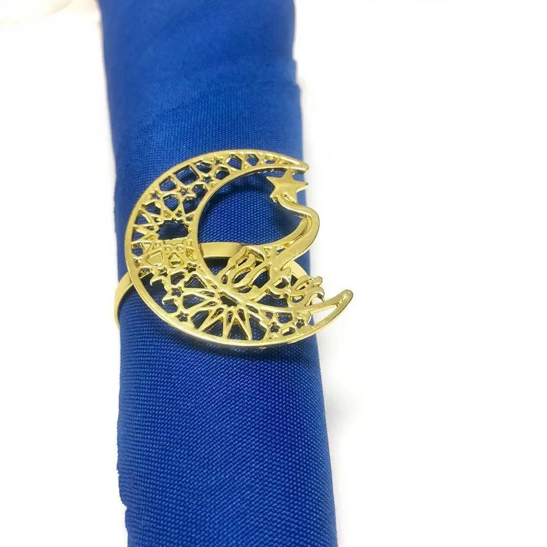 Explosive Middle Eastern festival Lent Moon napkin ring Star napkin buckle napkin ring