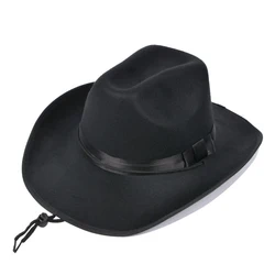 Custom Cowboy Hat Wholesale Mexico Brim Sombreros Western Felt Texas Cowboy Hats