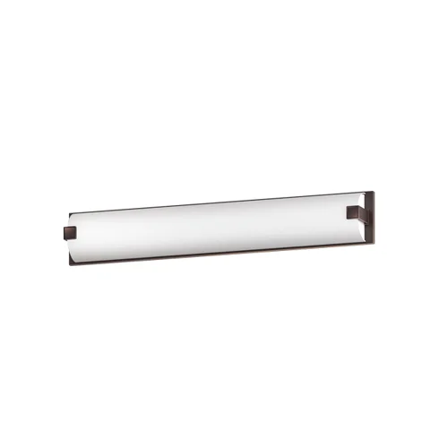 Modern Led Bathroom Lighting Hotel Room Wall Lamps Vanity Light With Frosted Acrylic With Brushed Nickel Finish