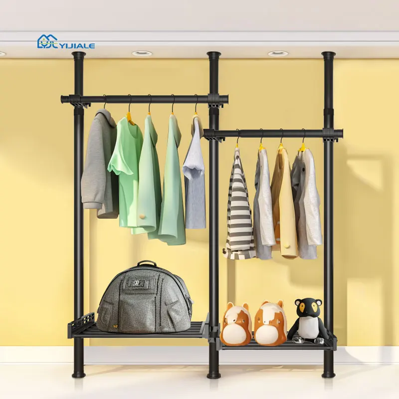 Yijiale Children Furniture Foldable  Wardrobe Closet Cabinet Bedroom Portable Closet Wardrobe