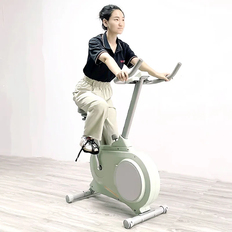 Home use speed adjustable knob fitness bluetooth exercise bike speedometer magnetic studio spin bike made in china trade