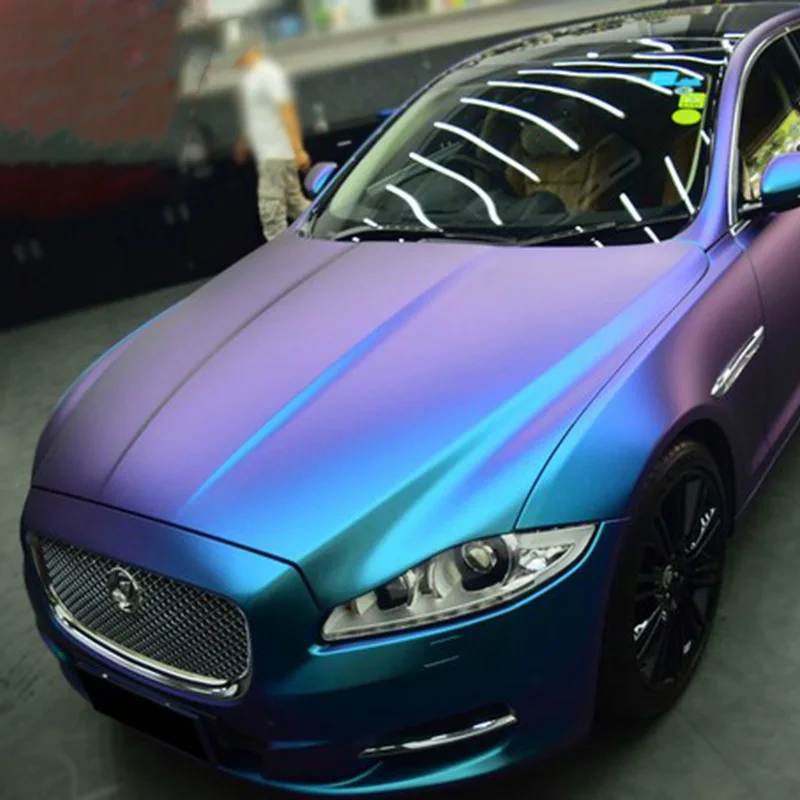 Chameleon Chrome Purple Car Decoration Sticker Vinyl Wrap Accessories Wrap Vinyl Film For Car