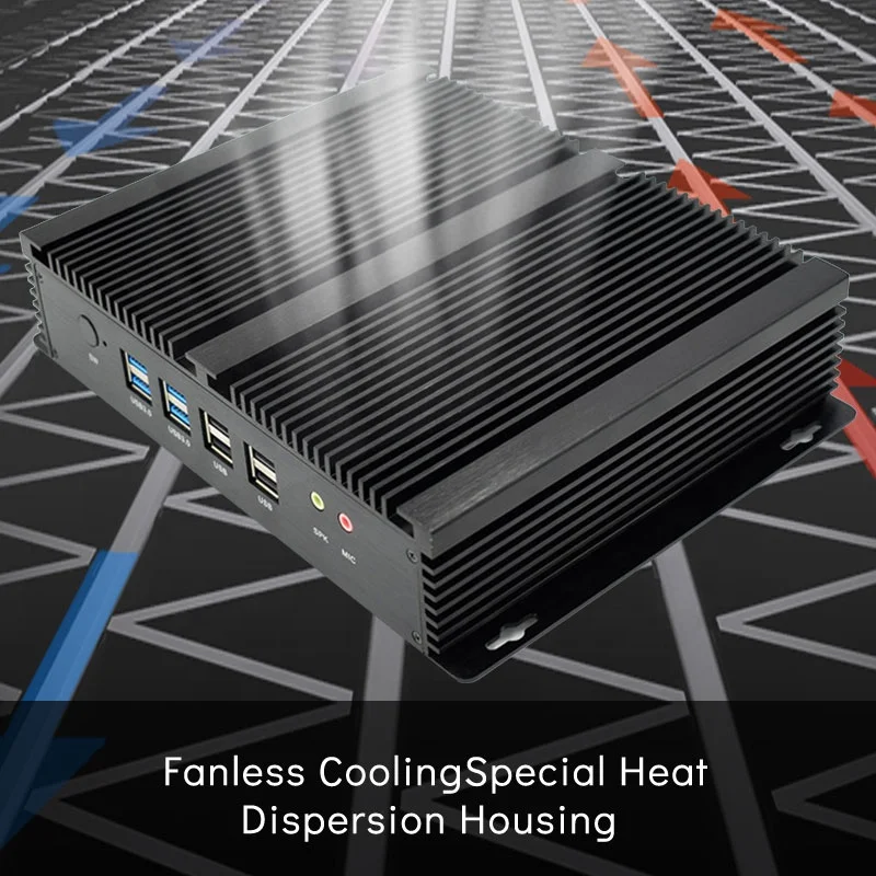 Dustproof 7*24 Industrial Computer Intel Core i7 4500U Fanless 6*COM 8GB RAM Dual Lan Industrial Mini PC