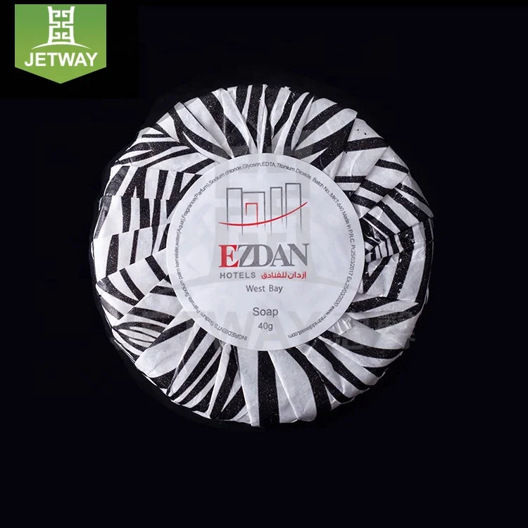Round cheap hotel glycerin whitening soap custom packaging bar soap