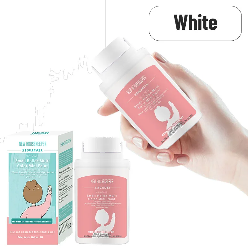 New Arrival wall paint mending wall paste small rolling brush paint graffiti to cover the wall renovating and changing color