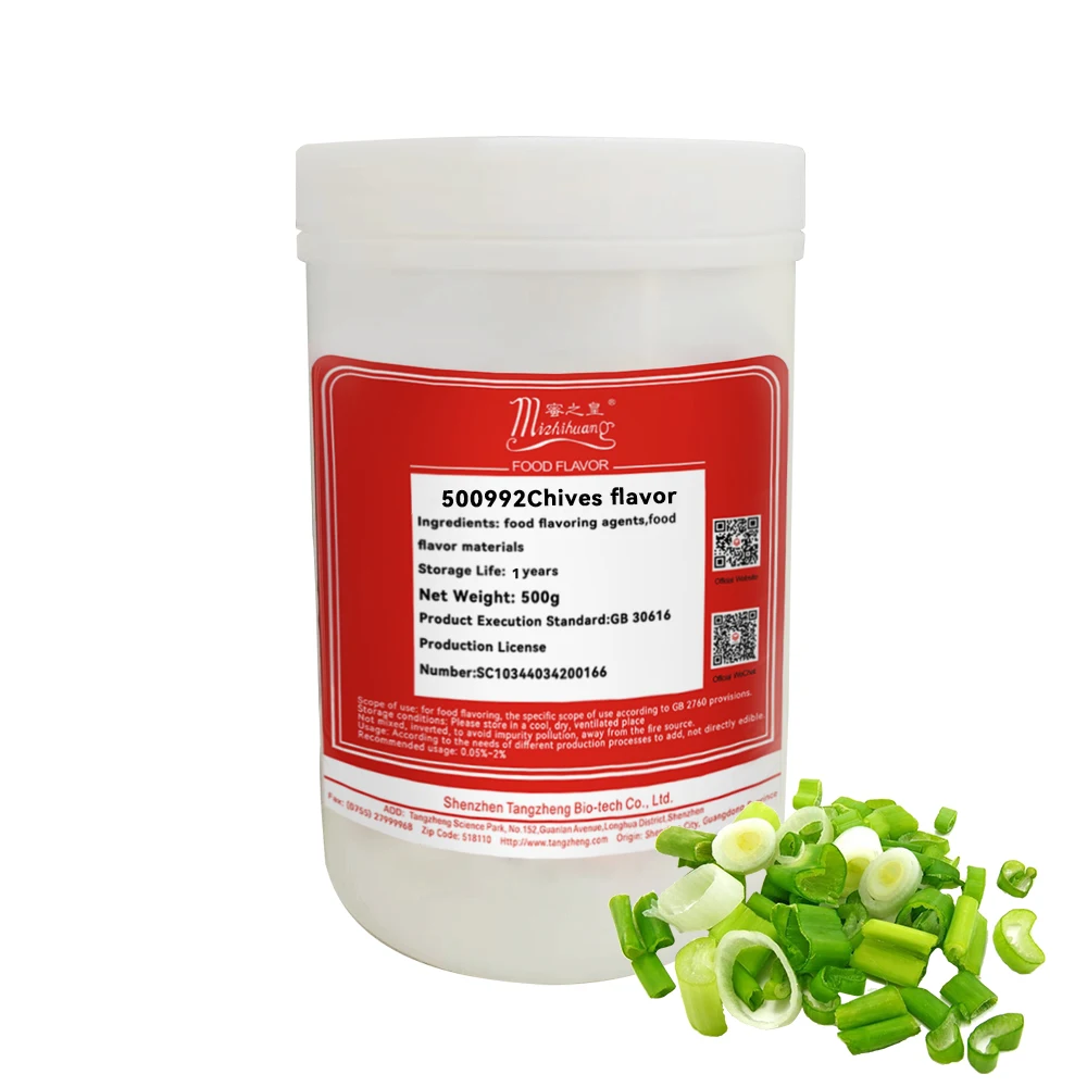 Wholesale production of chives powder flavor for puffed food