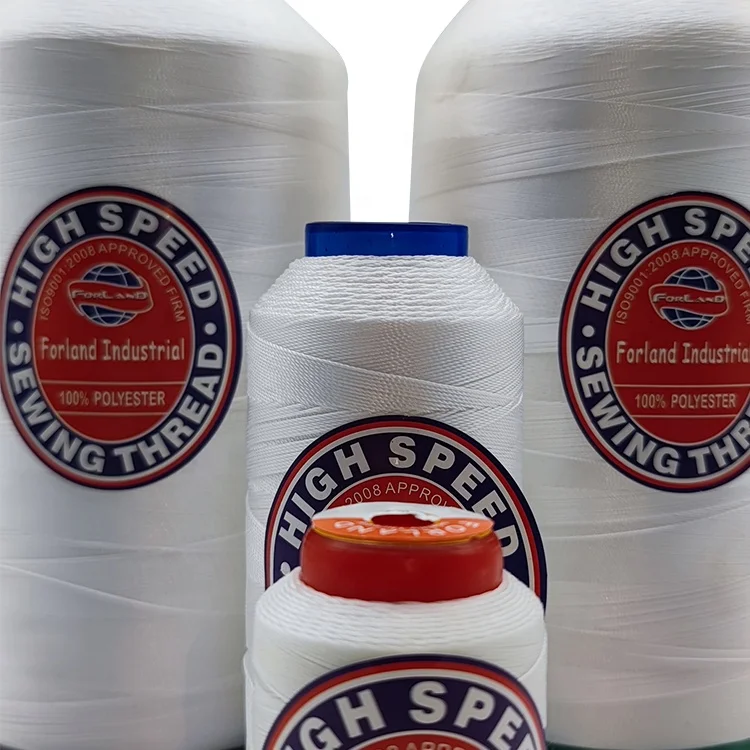 High tenacity lubricated continuous yarn sewing thread 210d thread polyester filament